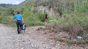Old man seduces his young stepdaughter in a wild jungle setting