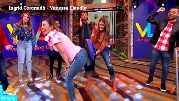 Ingrid Coronado Empinada Nalgotas Paradas En Jeans   Vanessa 03ago18