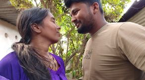 Indian Bhabhi has left her old husband, so she quenched the thirst of her big ass and pussy with the neighbor boy.