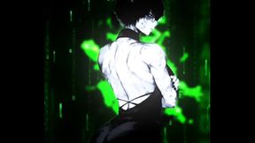 Novinha de cabelo curto, amassando coroa de quatro bra&ccedil_os