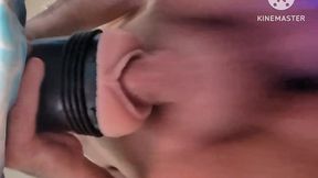 gazzadomm hard fucking my fleshlight dirty talking daddy