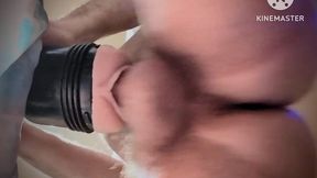 gazzadomm hard fucking my fleshlight dirty talking daddy