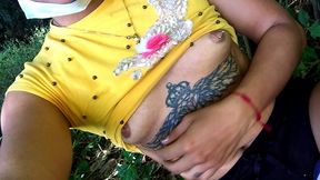 my tiny boobs compilation - natural trans tits