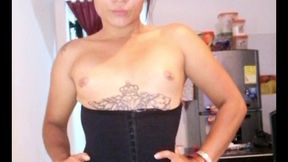 my tiny boobs compilation - natural trans tits