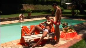 Latinso twink fuckein in the swimming pool
