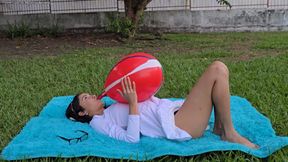 B2P long multicolored balloon