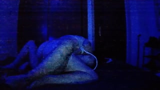 BDSM boytoy slave- She sucks and rides but slenderman was near