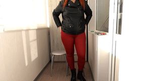 Red Leather Aggressive Farts and Gift