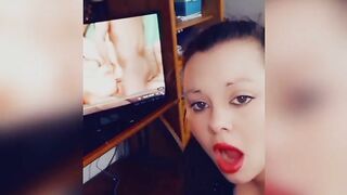 Sexual Hotwife Watches and Dreams of Gang Bang - Ejaculates Fast