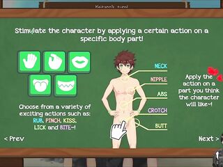 Gameplay - Yoichi screwing on the beach - HentaiGameYaoi