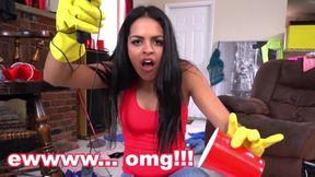 Hot - Latin Housekeeper Vienna Black Accepts My Indecent Proposal