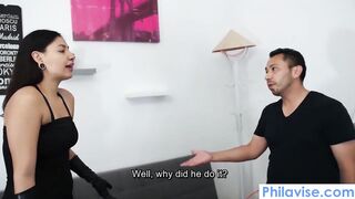 PHILAVISE-Make-up sex turns inside accidental cummed