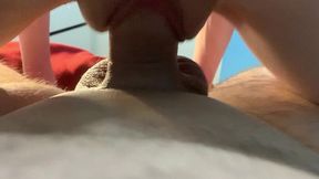 Her boyfriend's tongue teases her cunt&#x1F32E;&#xFE0F;, her anus eager for raw penetration