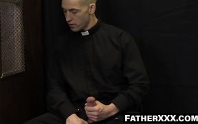 FatherXXX.com - Blonde priest's confession of impure wild sex deeds