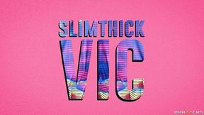 Double-take, tongue-lash & splash.SlimThick Vic Brazzers