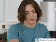 Hairy-Bushed Redhead Kat Marie Tells Friend's Stepson, "I'm Not Your Mommy. Show Me What You Can Do"