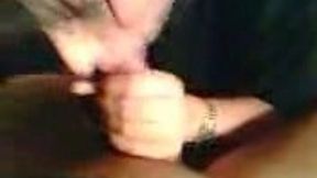 Brunette wife sucks my well hung prick like a vacuum cleaner