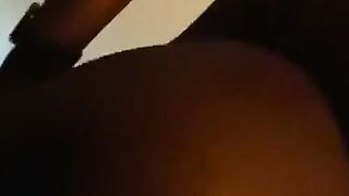 Gigantic Ass Throws it back on big black dick