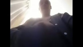 Finnish amateur leather gay Juha Vantanen cums