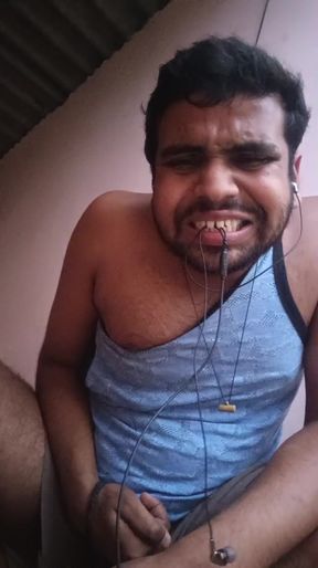 Watching hot Jerking hard FEELING HORN