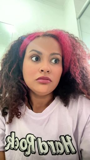 Curvy Latina Burping and Farting Big Thick Ass