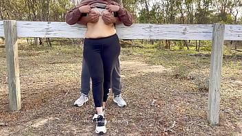 Sexy Indian Couple Making Love in Outdoor - Desi Public Romance - Pussy Licking - Boobs Press - Risky Sex