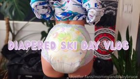 Diapered Ski Day Vlog