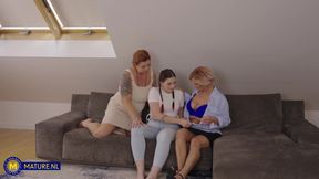 Teen Babe Suzie Sparklez Gets In A Threesome By Her Mean Stepmom Alex And Her Mature Friend Ricky - MatureNl