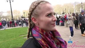 Sexy Blonde Girlfriend Paris White Loves Exploring New Places Together