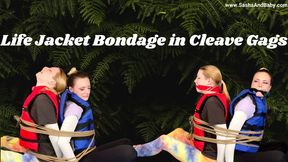 Life Jacket Bondage In Cleave Gags