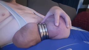 Erotic Big Bulging Touching Myself Show