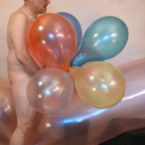 133) Explosive Moments Vol 2 - 39 Balloons Popped plus Cum Shots by Daddy