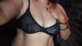 My Sexi Sanskaari housewife make nude video call with her boyfriend