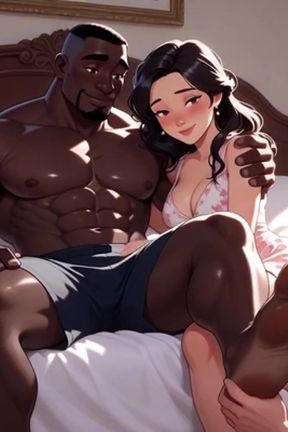Cuckold Degradation - Man Licking His Wife's Lover Feet