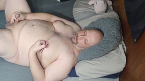 Chubby Guy Jerk and Cum