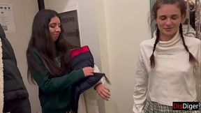 We invited the girls with a friend for a bottle of and arranged a group sex