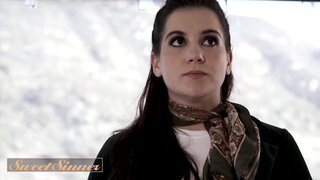 Aspiring writer finds herself enjoying sex with stepdad