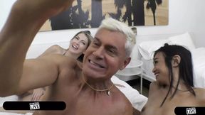 All Mighty Ring Gives Small Dick Power In Creampie Threesome W Gigi Dior &amp; Jade Kimiko - Immoral Live 4K