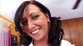 danae denton uses anal toy before blowjob and anal with nick east