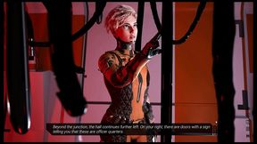 star pheriphery [ futanari hentai game ] ep.15 femboy wandering alone among bdsm latex suit futa with giant cock !
