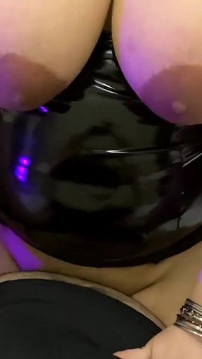 Latex Sexy Big Tits MILF Love When Its Rough Fucking Gets Huge Cumshot on Her Big Ass and Asshole in Doggy Style