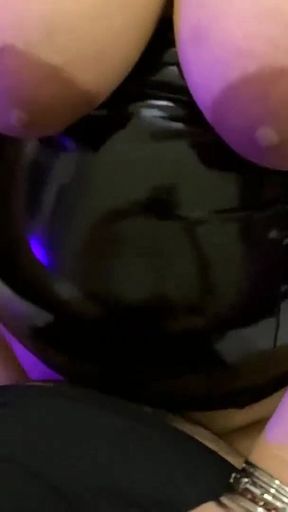 Latex Sexy Big Tits MILF Love When Its Rough Fucking Gets Huge Cumshot on Her Big Ass and Asshole in Doggy Style