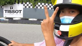 ”Thai teen amateur GF go karting & sex after with her BF”