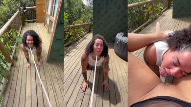 What a great BLOWJOB SERVICE my submissive lesbian gave me, thank you