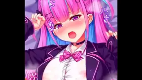 Cute Anime Chick Akua Zuri Shows Off Big Tits With Sexy Paizuri Action