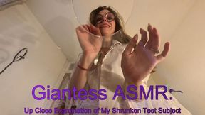 Giantess ASMR: Examination of My Shrunken Test Subject - 360VR