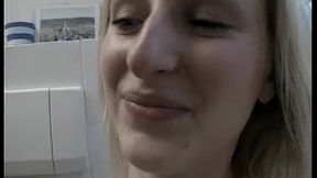 Blonde Babe Squirts Milk While Fingering to Explosive Orgasm