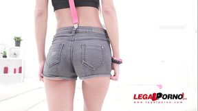 Slim model Cindy Shine anal fucked balls deep &amp_ double penetrated SZ2107