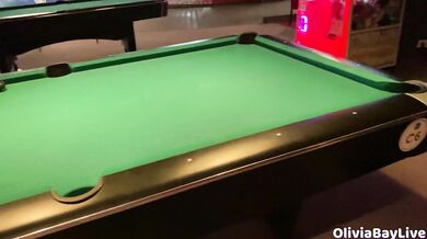 He Told Me If I Miss The Shot I Have To Suck His Dick in Public Toilet- Olivia Bay