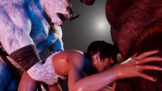 Quick sex With Minotaurs 3D